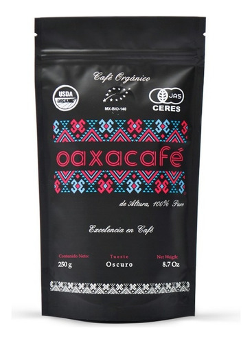 Oaxacafe 250 G Bolsa Laminada Tueste Oscuro