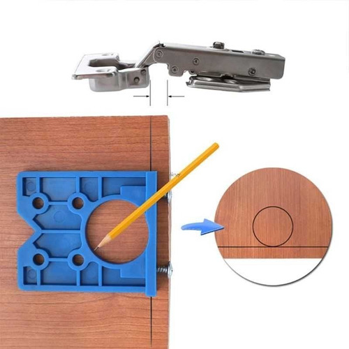 Plantilla Guía De Agujeros Para Gabinetes De Puerta  - 35mm