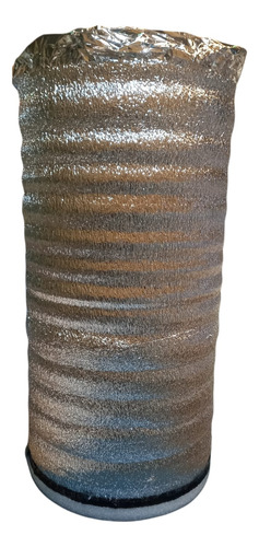 Aislante Rollo Espuma 10mm Doble Aluminio Solapa/tacc