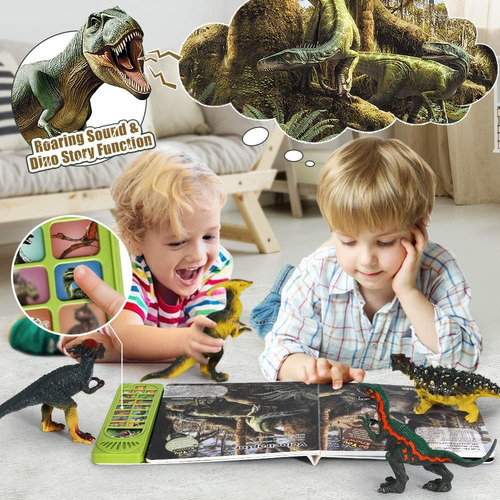 Fruse Dinosaur Toys For Kids 3-5-12pcs Figuras De Dinosaurio