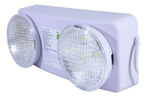 Lámpara Emergencia Led Recargable 5.4w Autonomía 3 Horas Color Blanco