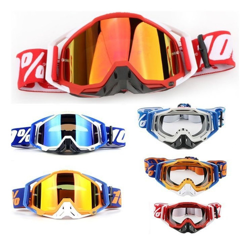 Totalmente Rojo + Amarillo (transparente) - Motocicleta Todo
