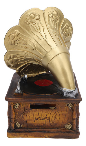 Modelo De Tocadiscos Fonógrafo, Gramófono Retro, Resina