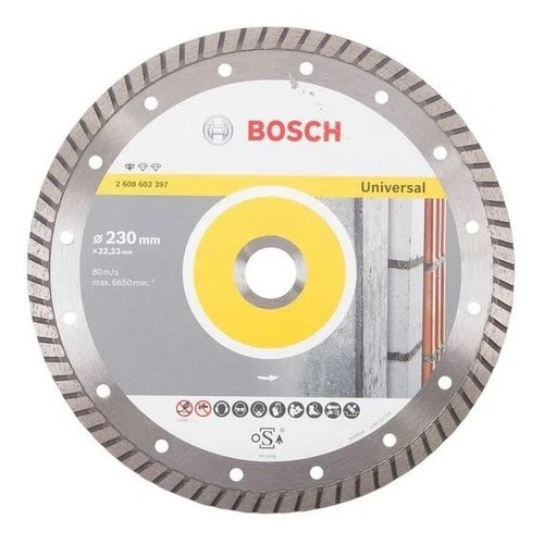 1x Disco Diamantado 230x22.23mm Professional Universal Bosch