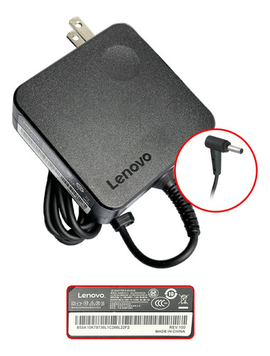 Cargador Lenovo 520;510;710;710s;720..  20v 3.25a 65w  