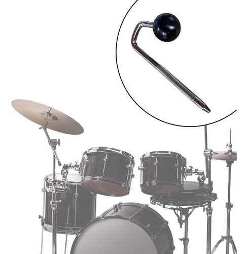 Bola De Varilla En L Para Soporte De Tambor, Regulador 40mm
