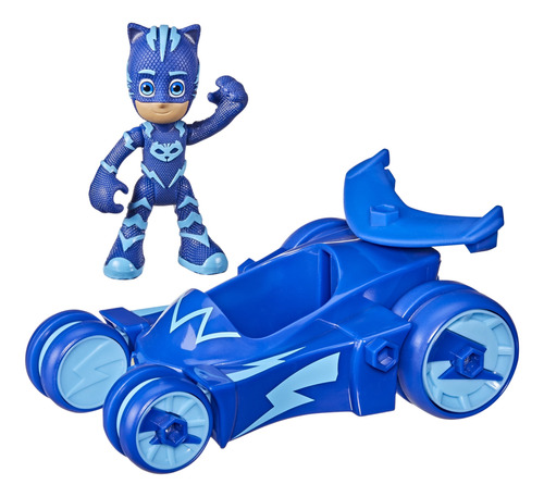 Pj Masks Cat-car Figura De Catboy Con Vehículo De Acción