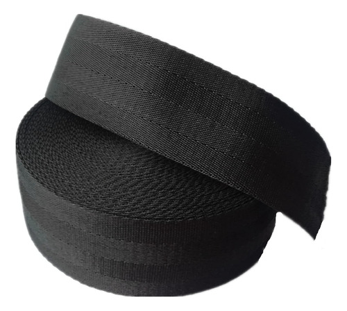 Cinta Negra De Seguridad, 1 Pulgada 25mm, Rollo 50mts