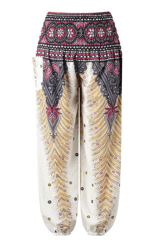 Pantalones Bohemios Para Mujer, Estilo Hippie