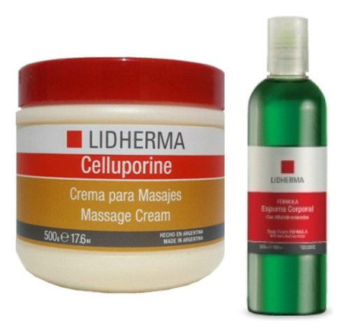 Lidherma Celluporine X 500 Crema Celulitis Fosfatidilcolina