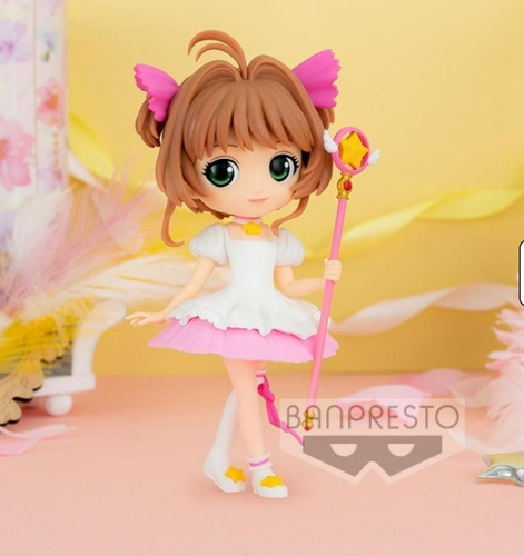 Imagen 3 de 3 de Figura Sakura Kinomoto Card Cardcaptor Q Posket Banpresto