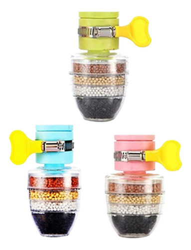 Ablandador De Agua Queenly-home Kitchen Con Flúor, 3 Unidade