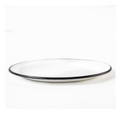 Juego 4 Platos 30 Cm Peltre Blanco Jaspeado Cinsa 315628 Blanco Plato Plano Base