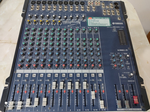 Consola Sonido Yamaha Mg 166c (leer Descripción)