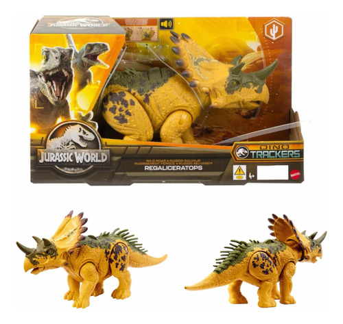 Dinosaurio Regaliceratops Jurassic World Dino Trackers 30 Cm