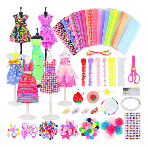 Ecore Fun 448 Pcs Kit De Diseo De Moda Para Nias Accesorios