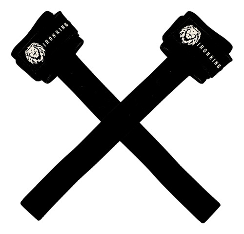Straps Con Muñequera Y Tira De Levantamiento Para Gym Negro