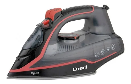 comprar Plancha Vapor Cuori Veneto 2200w Cerámica Antiadherente Color Negro