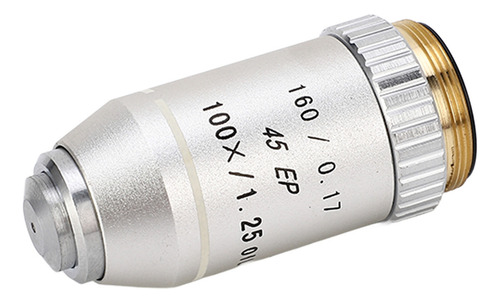 Lente De Objetivo Acromático Para Microscopio 100x Standard