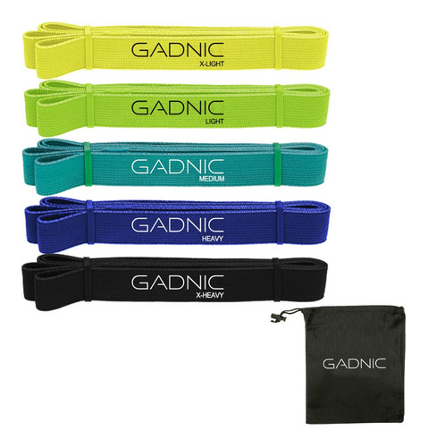 Kit Bandas Elasticas De Resistencia Gadnic Entrenamiento Gym