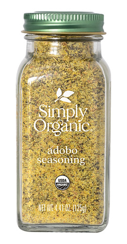 Simply Organic Adobo Seasoning Sazonador 125g