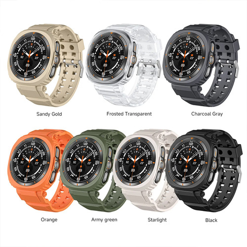 Capa Tpu + Pulseira Para Samsung Galaxy Watch 7 Ultra Cor