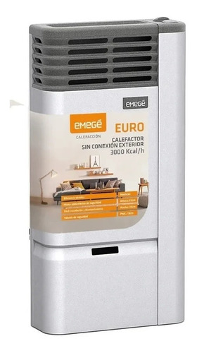 Calefactor Emege Euro 3130 Sin Salida 3000 Multigas