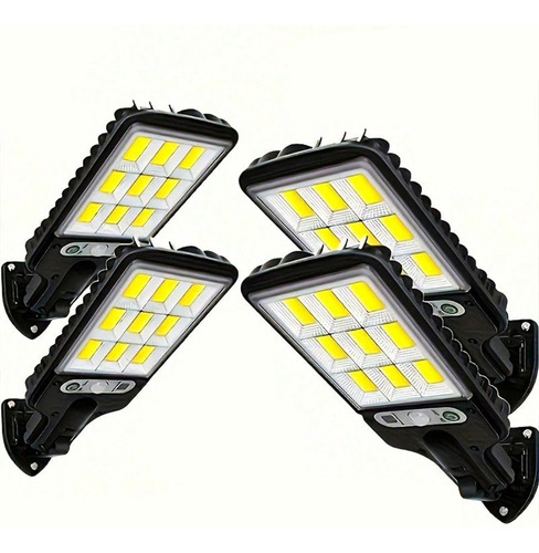 Sensor Humano De Luz De Seguridad Solar Cob, 3 Modos