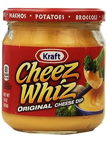 Kraft, Cheez Whiz-, Original Dip De Queso, 15 Oz Tarro De Cr