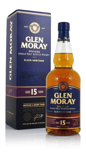 Whisky Glen Moray Heritage 15 Años 700 Ml