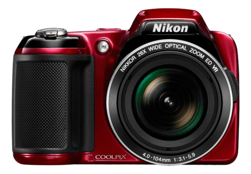  Nikon Coolpix L810 compacta avanzada color  rojo 