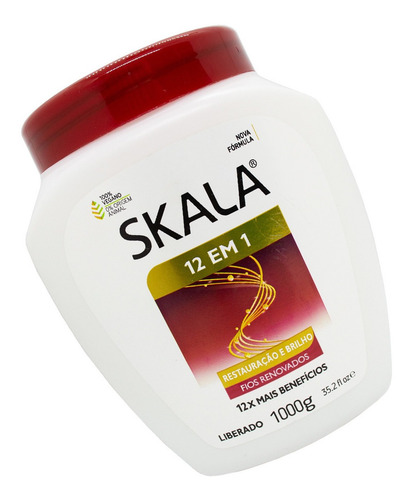 Imagen 2 de 4 de Mascara Skala Restauración Espectacular 12 En 1 Vegana 1kg