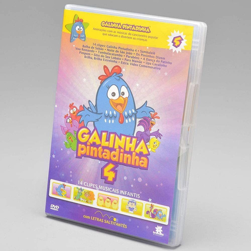Galinha Pintadinha 4 Dvd Original Lacrado