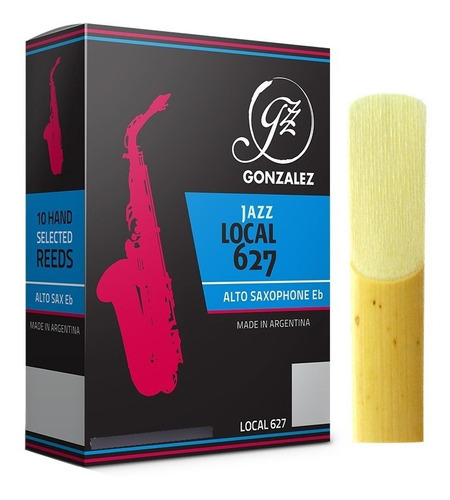 Palheta Gonzalez Sax Alto Eb Jazz Local 627 - 1 Unidade