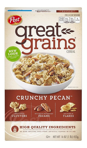 Cereal Great Grains Crunchy Pecan 453 Gr