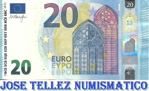 Billete Coleccion 20 Euros Año 2015 Excelente Palermo