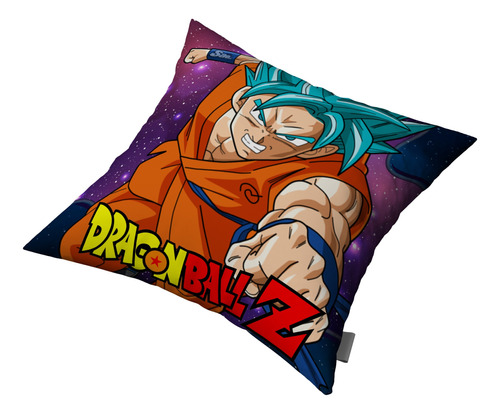 Almohadón Goku Dios Dragon Ball Personalizables 30x30cm #007