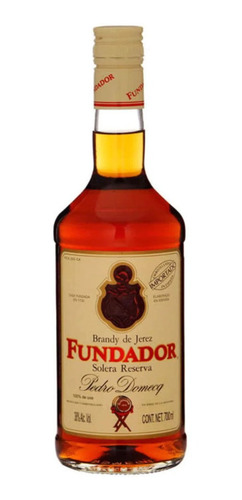 Imagen 1 de 1 de Botella De Brandy Fundador 700ml