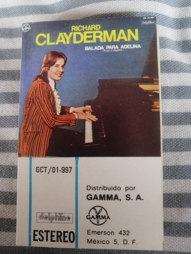 Richard Clayderman Balada Para Adelina Cassette 1986 Gamma