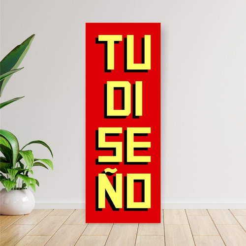 Cuadro Grande 30x80cm Personalizado Con Tu Diseño - Animeras