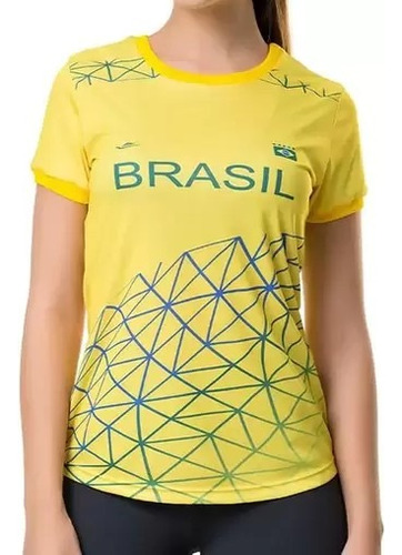 Camisa Brasil Feminina Copa 22 Torcedor Oficial Elite