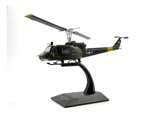 Helicóptero De Combate Bell Uh-1  Iroquoios (usa) Ed 01 Cor Verde Militar