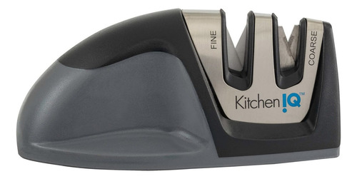 Afilador De Cuchillos Kitcheniq  De 2 Etapas, Negro Fdc1