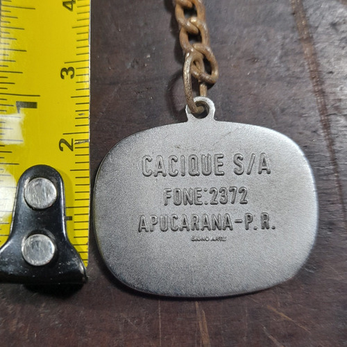 Imagem 2 de 3 de Chaveiro Jeep Antigo Concessionária Cacique Apucarana Antigo