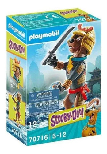 Figura Colecionável Samurai Playmobil Scooby-doo 70716