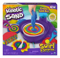 Comprar Kinetic Sand, Swirl N' Surprise - Juego Con 2 Libras De Aren