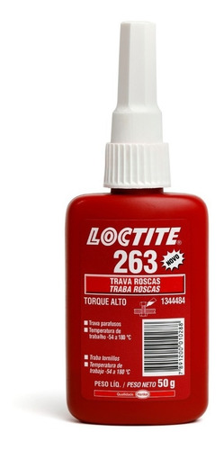 Loctite 263 50ml Trava Rosca - Alta Resistência/temperatura