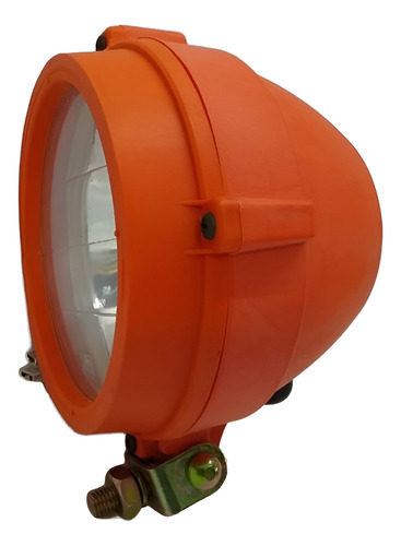Faro Halógeno Agrícola Vic 381 Largo Alcance Color Naranja