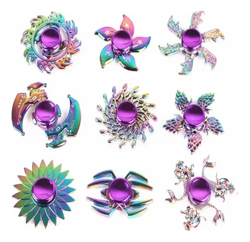 Hand Spinner Fidget Martelo Mjonir Thor Giratório Metal Spinner Tridente