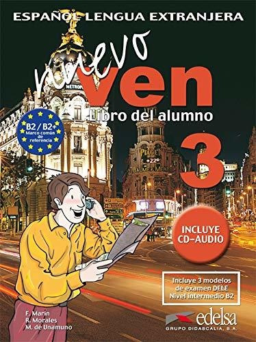 Nuevo Ven 3 - Libro Del Alumno + Cd Audio: Vol. 3 (métodos -